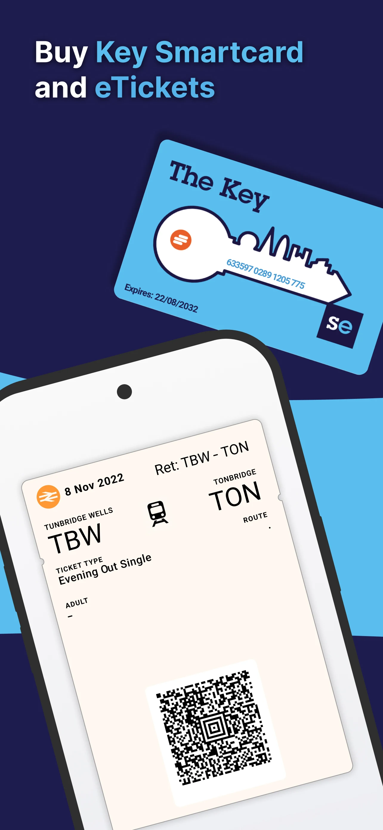 Southeastern: Train tickets screenshot